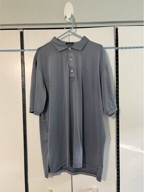 Turtleson Golf Polo Men’s 2XL Gray Performance Parrot Logo